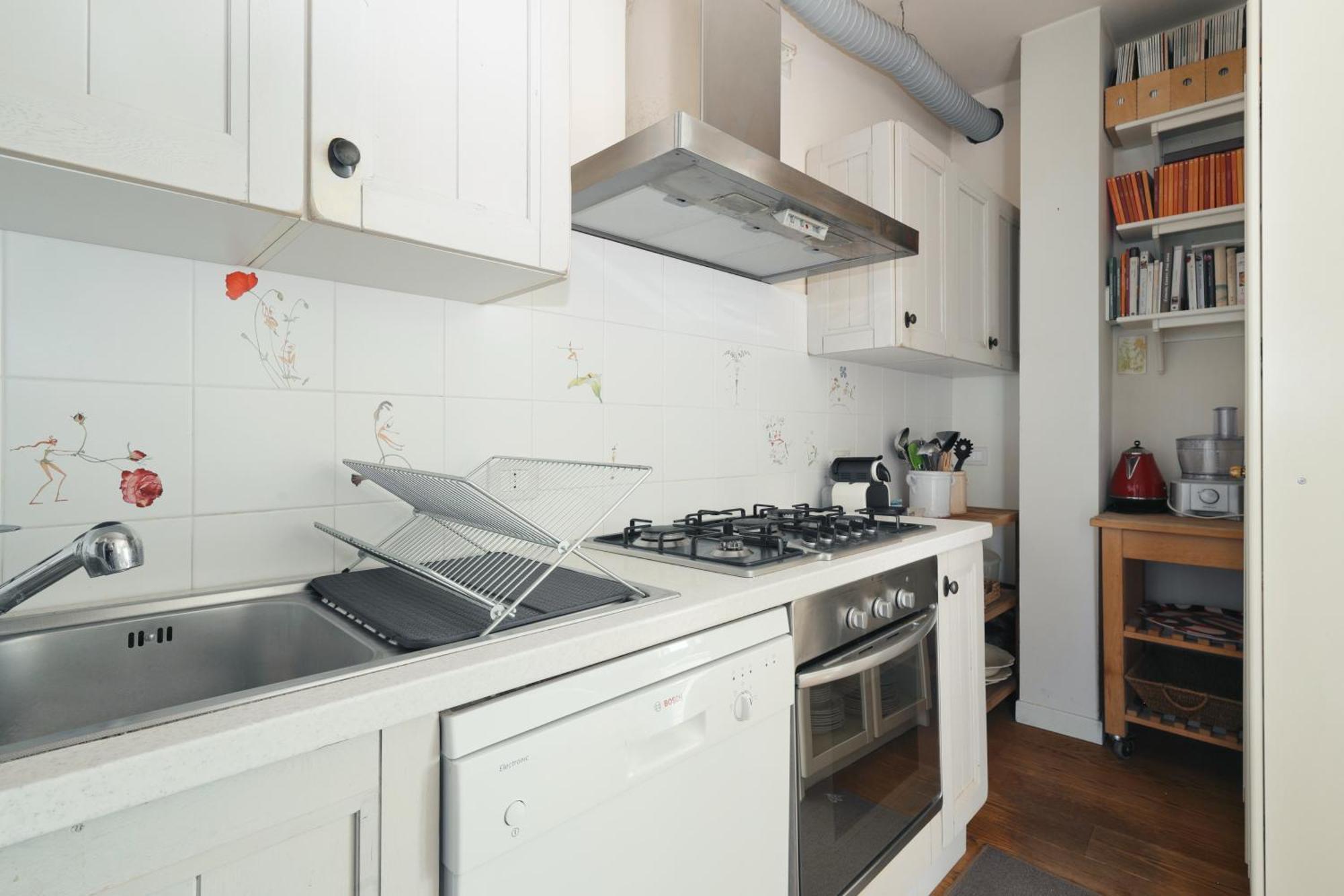 Ferienwohnung Joivy Delightful Family Flat With Terrace Mailand Exterior foto